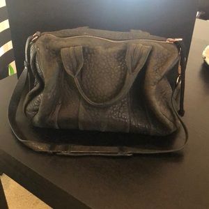 Alexander Wang Rockie bag distressed w/ rose gold
